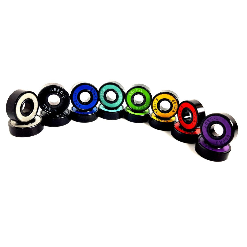 Rainbow Series Abec 5 bearings 7mm 16pk — TryFitCore
