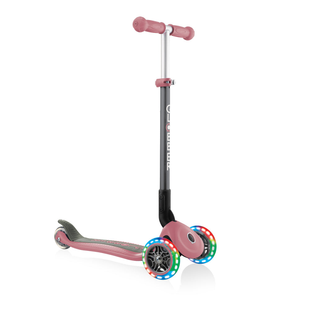 Globber 3 Wheel Primo Foldable Lights Scooter