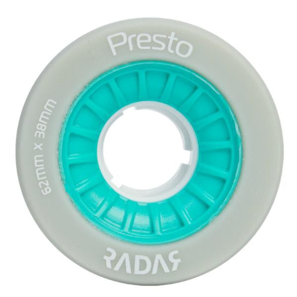 Radar Presto 62mm Quad Wheels - 4 pack