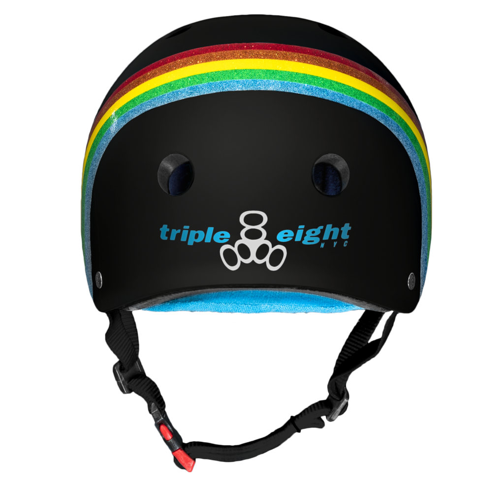 Triple 8 THE Certified Sweat Saver Helmet - Rainbow