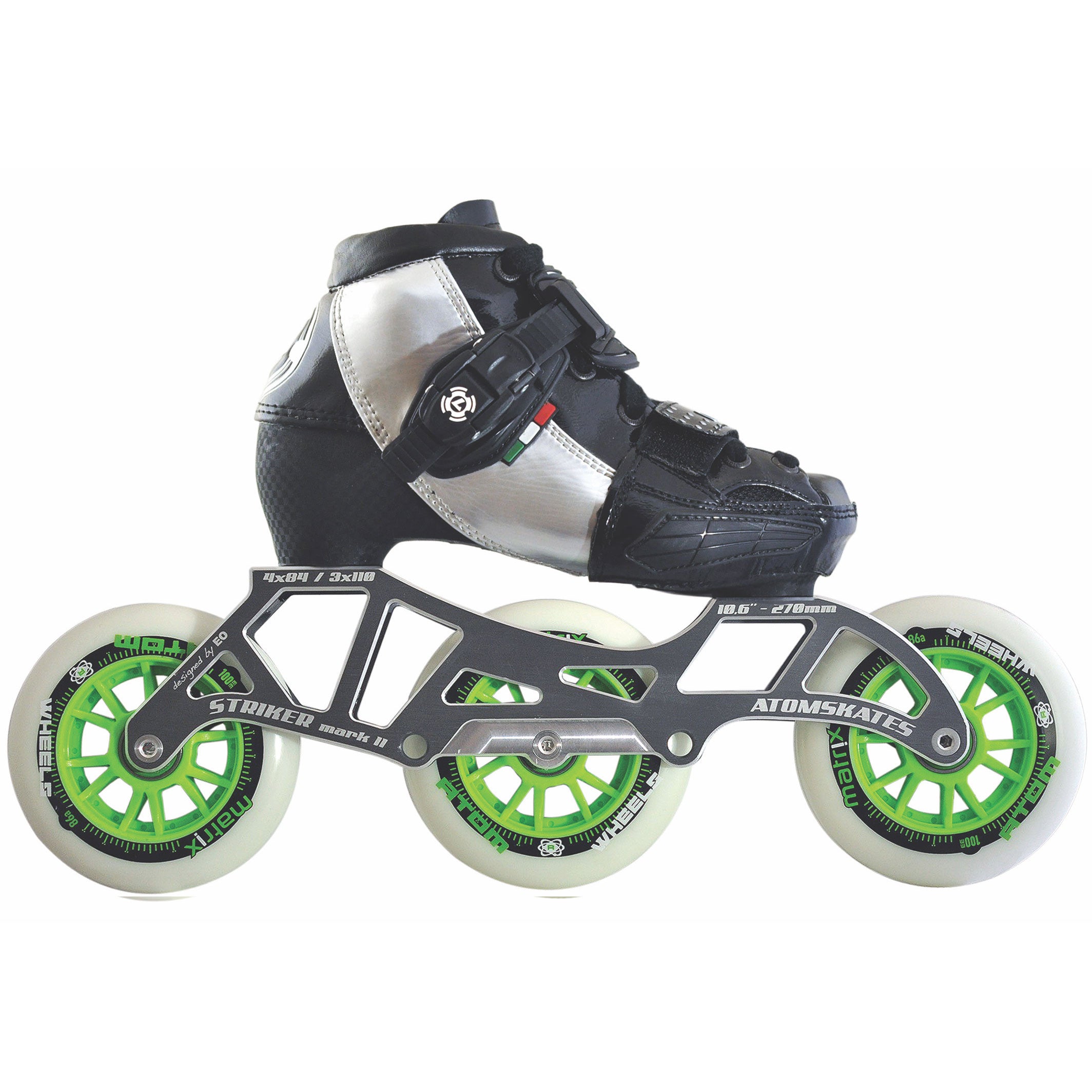 Luigino Challenge Junior 3 Wheel Inline Speed Skate package — TryFitCore