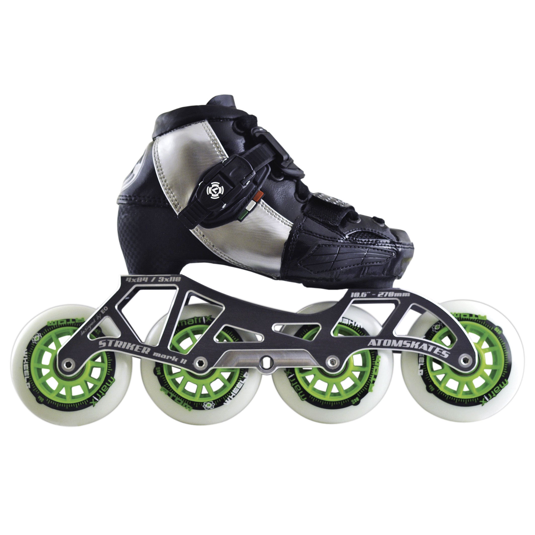Luigino Challenge Junior 4 Wheel Inline Speed Skate package — TryFitCore