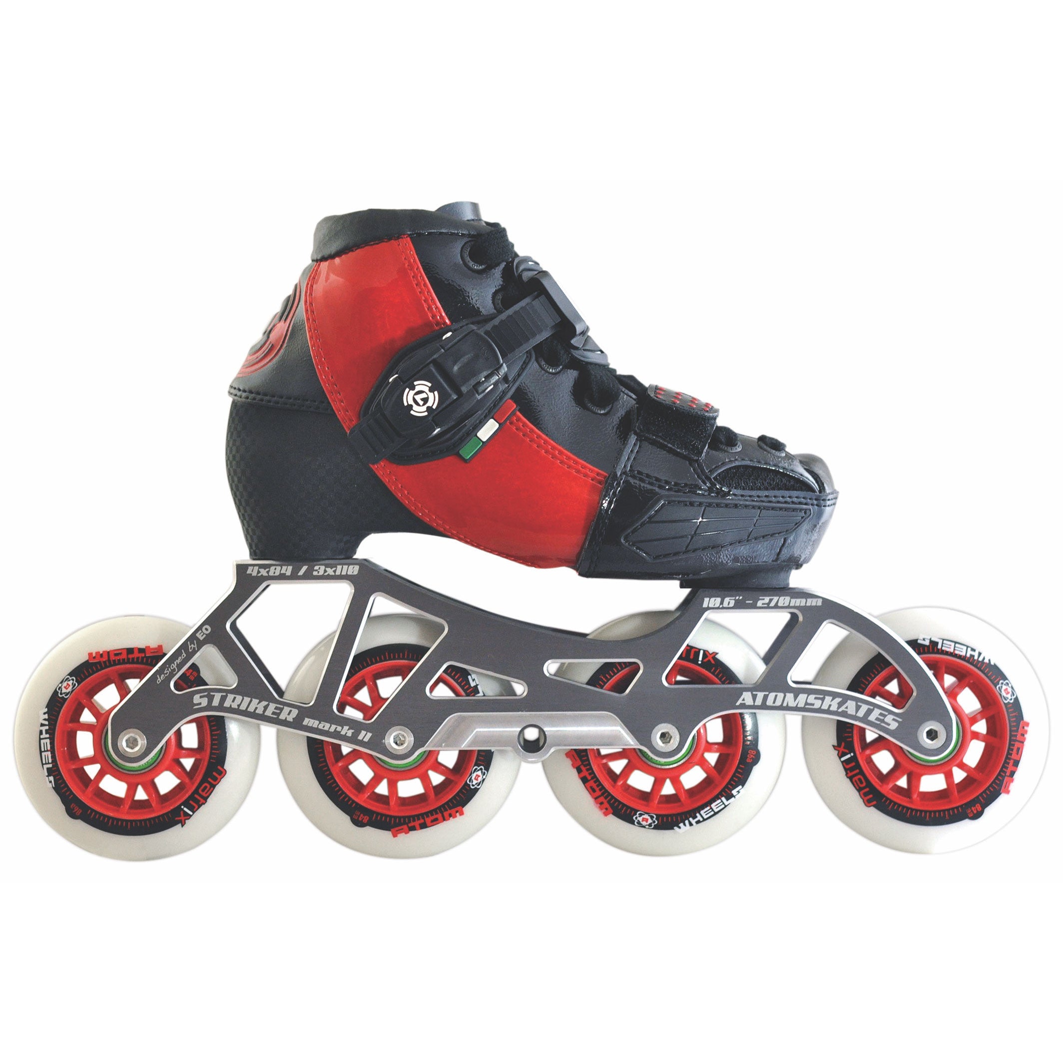 Luigino Challenge Junior 4 Wheel Inline Speed Skate package