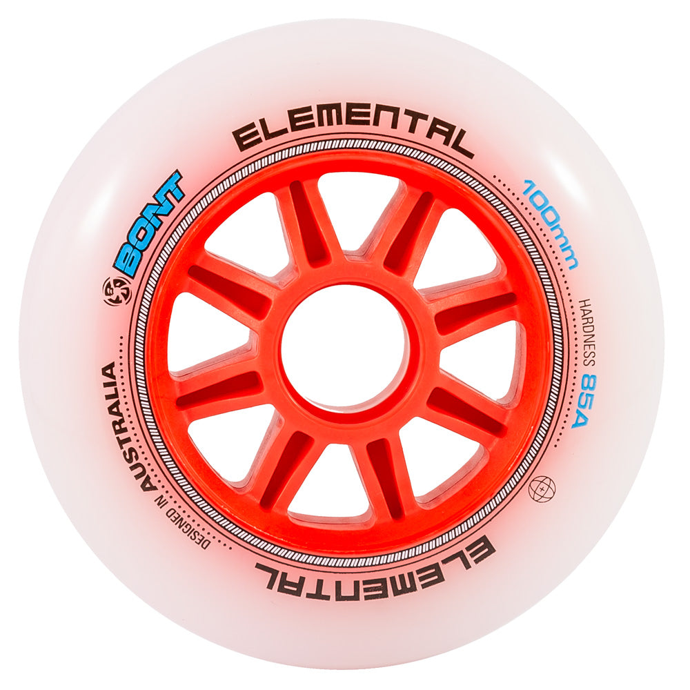 Bont Elemental Wheel 100mm Inline Speed Skate Wheel — TryFitCore