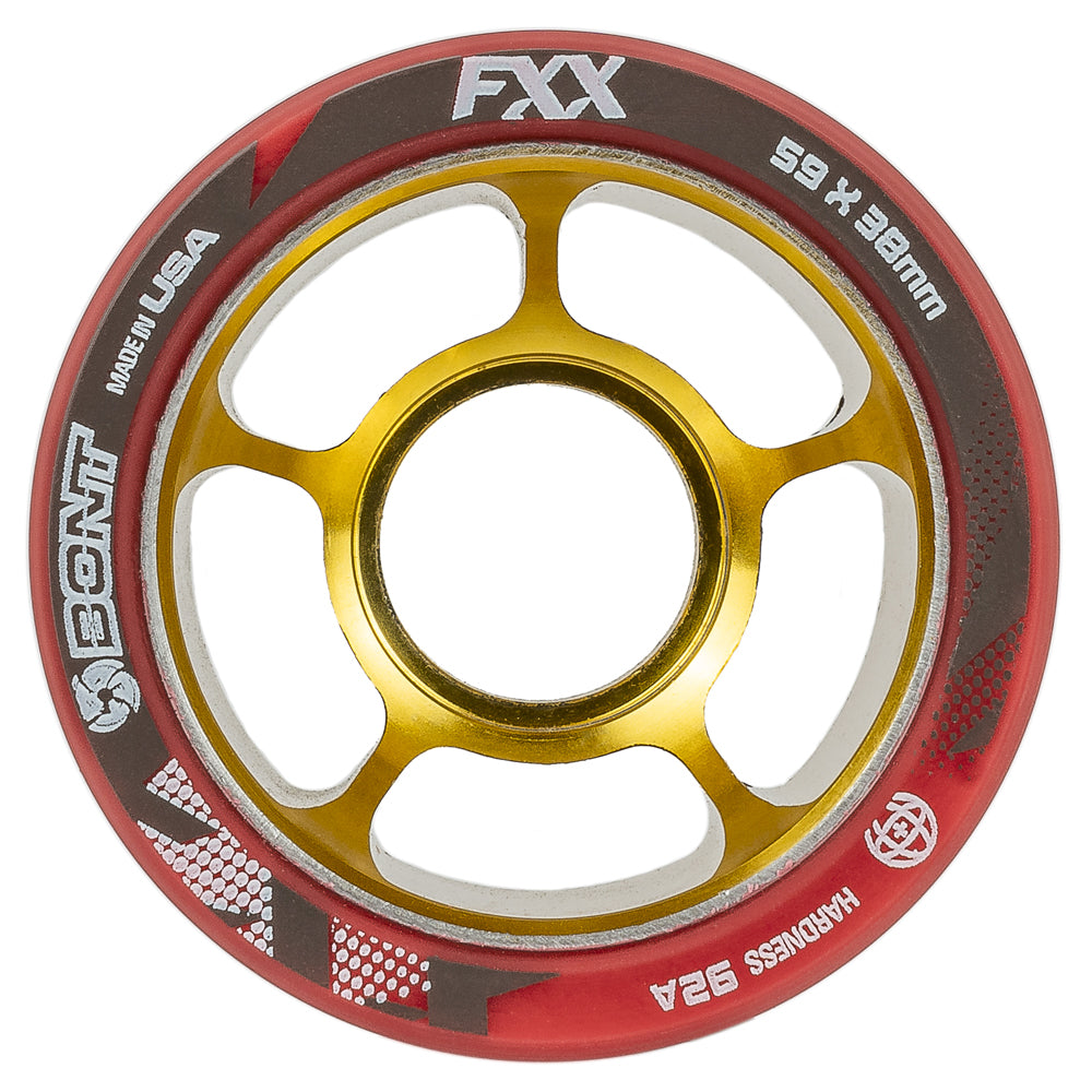 Bont FXX Derby Quad Wheel 59mm/92A 4 Pack