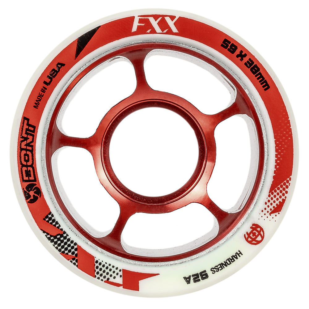 Bont FXX Derby Quad Wheel 59mm/92A 4 Pack