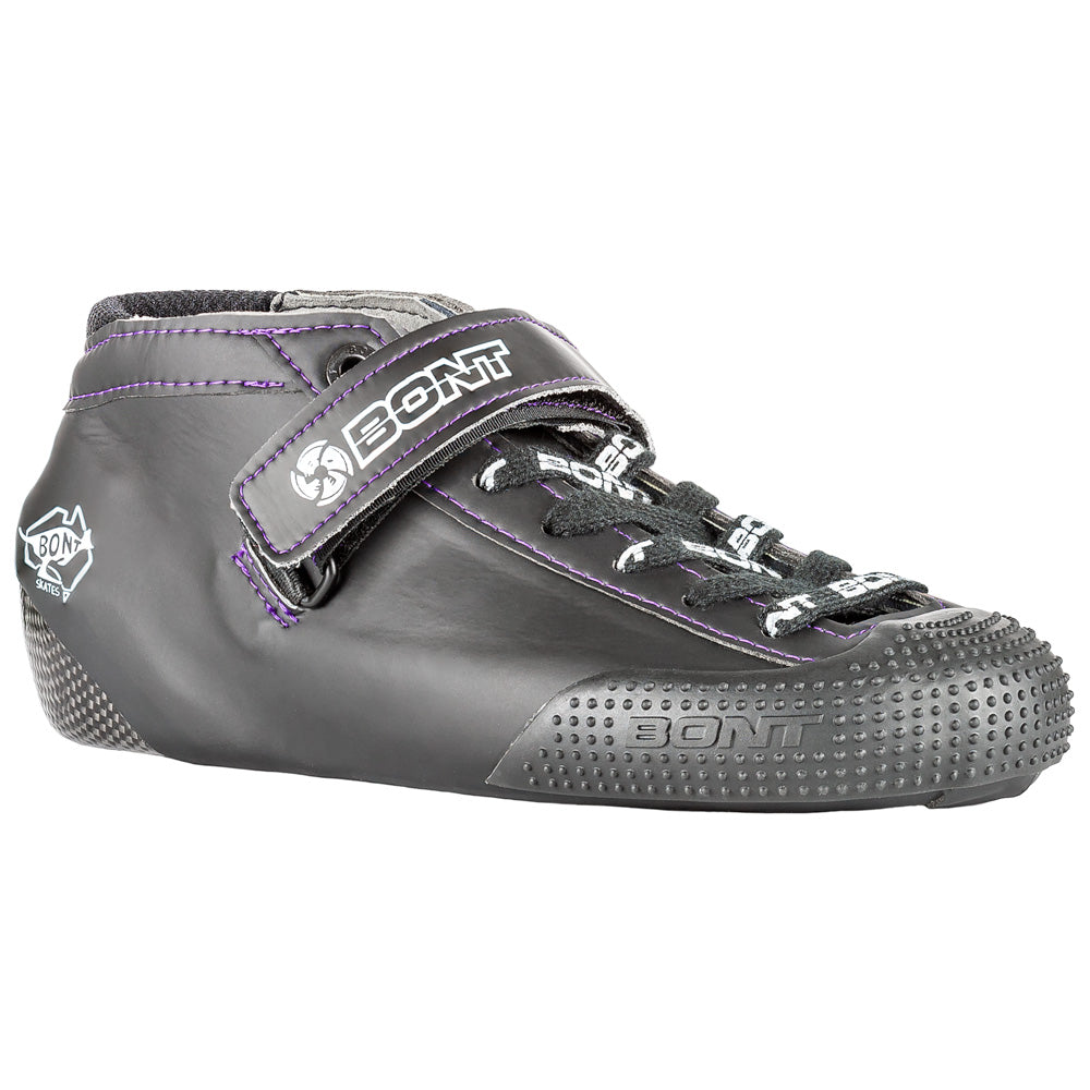 Bont Hybrid Carbon V2 Durolite Black/Purple Quad Boot — TryFitCore