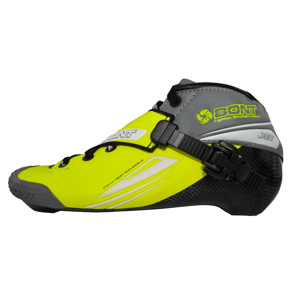Bont Jet 195 Inline Speed Boot Fluro Yellow/Grey — TryFitCore