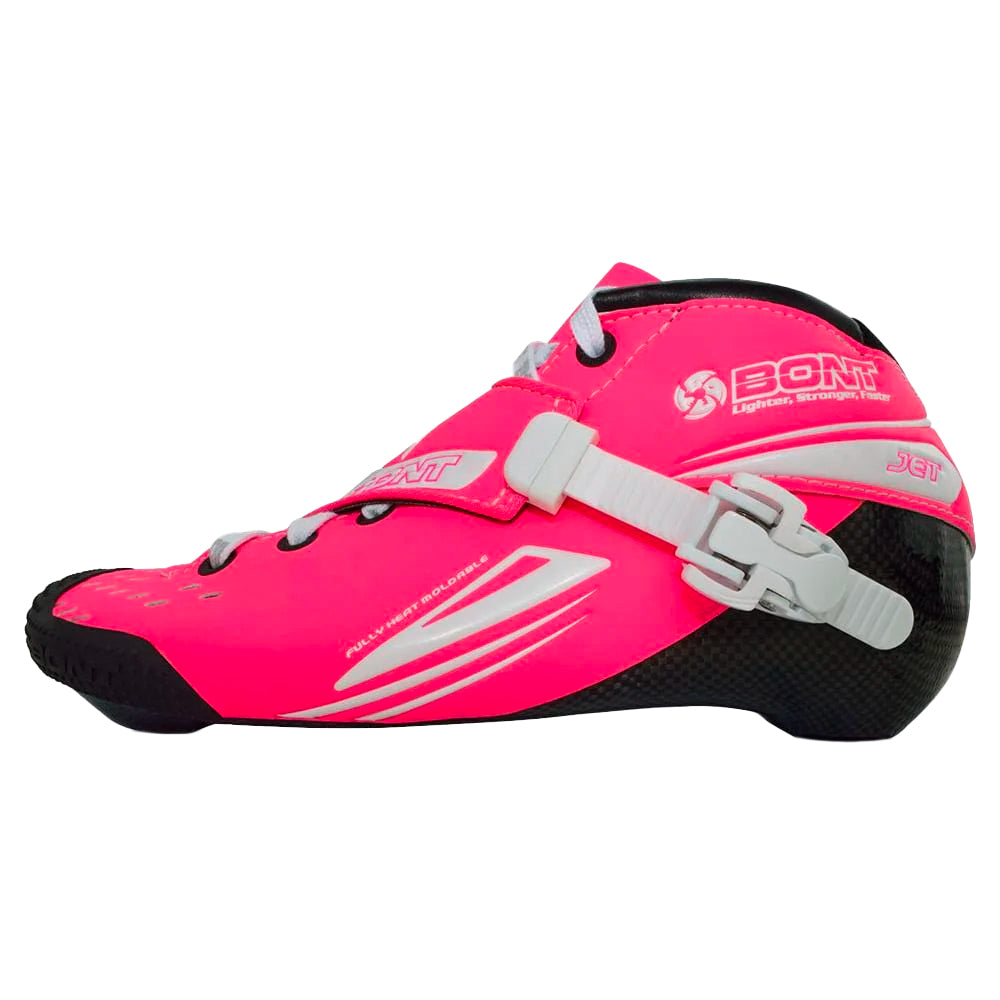Bont Jet 195 Inline Speed Boot Fluro Pink/White — TryFitCore