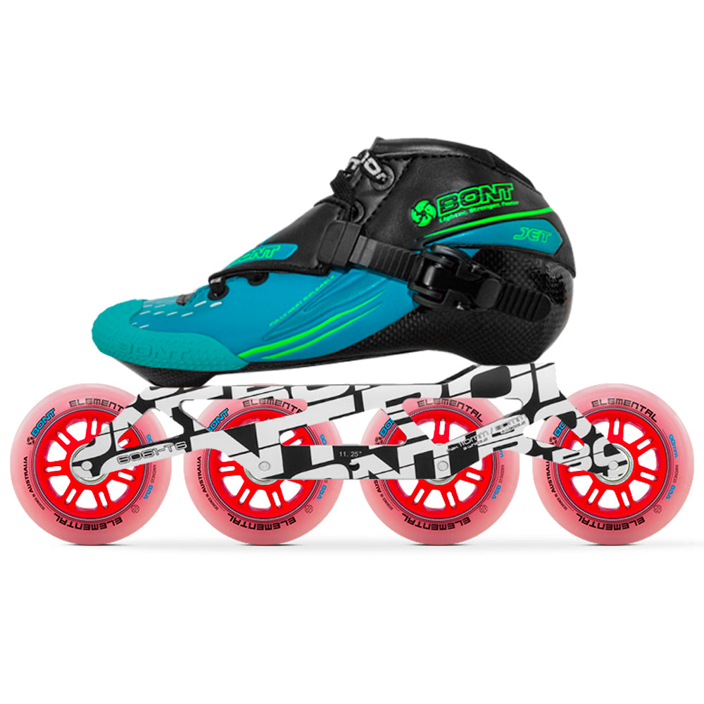 Bont Jet Unity Elemental Inline Speed Skate Package Blue/Black — TryFitCore