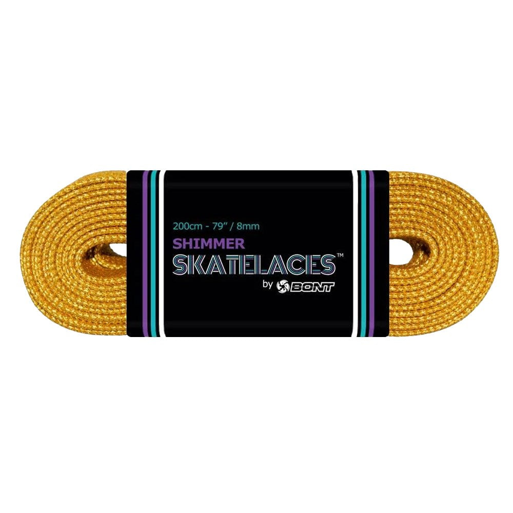 Bont Shimmer Waxed Lace Honey Gold 8mm — TryFitCore