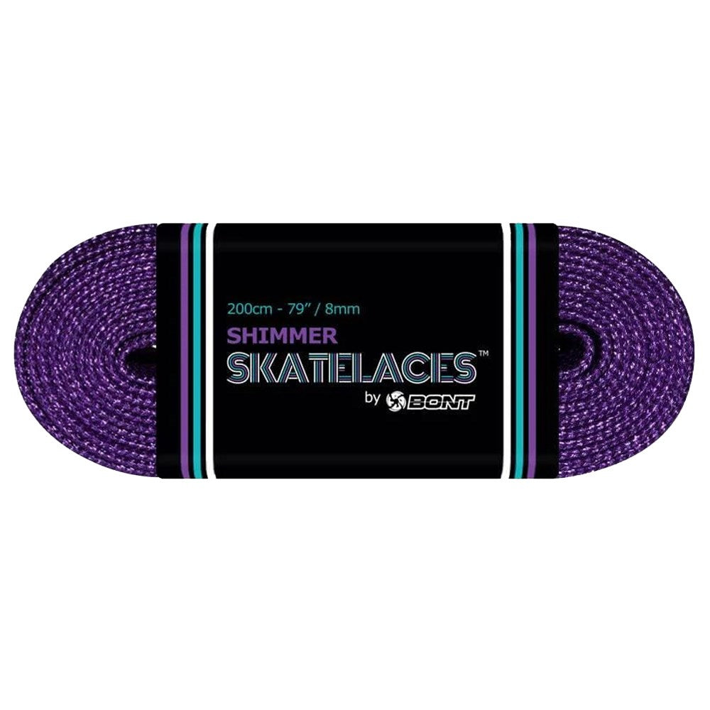 Bont Shimmer Waxed Lace Smoked Amethyst 8mm — TryFitCore