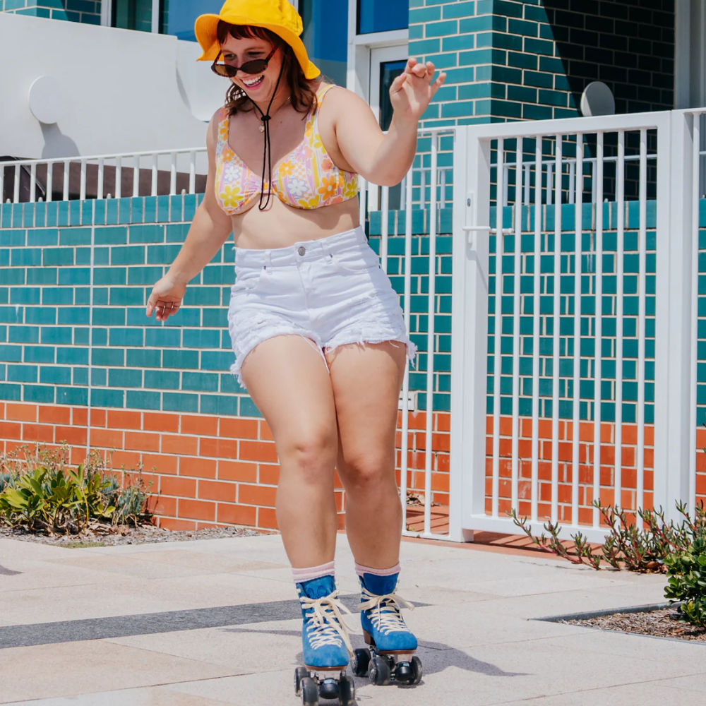 Chuffed Wanderer Roller Skate - Classic Blue