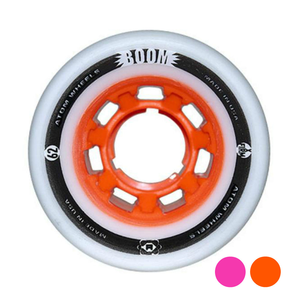 Atom Boom 62mm/44mm Quad Skate Wheels - 4 pack