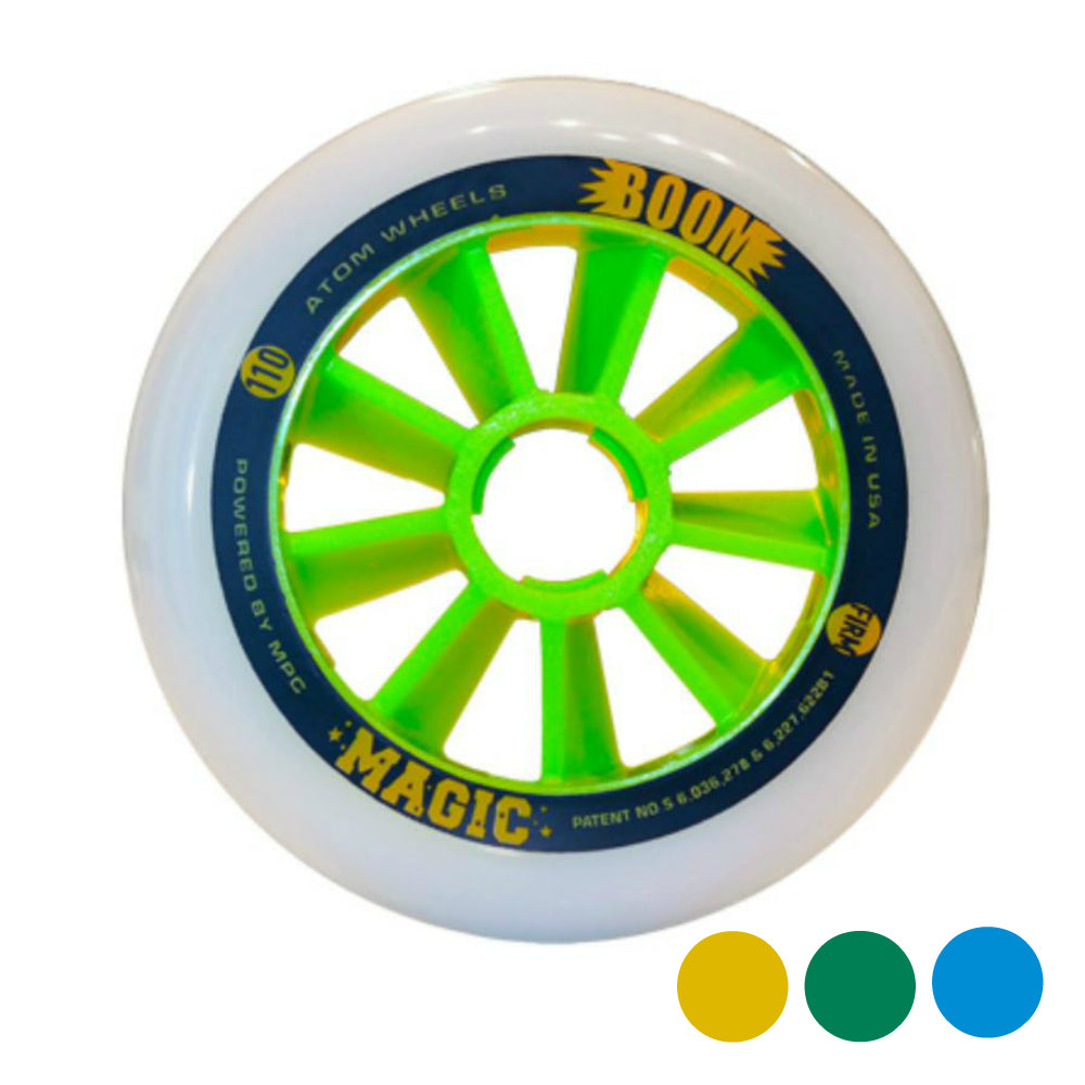 Atom Boom Magic 90mm Inline Speed Skate Wheel