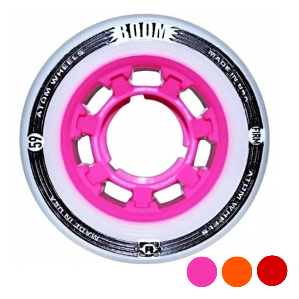 Atom Boom 59mm/38mm Quad Skate Wheels - 4pack