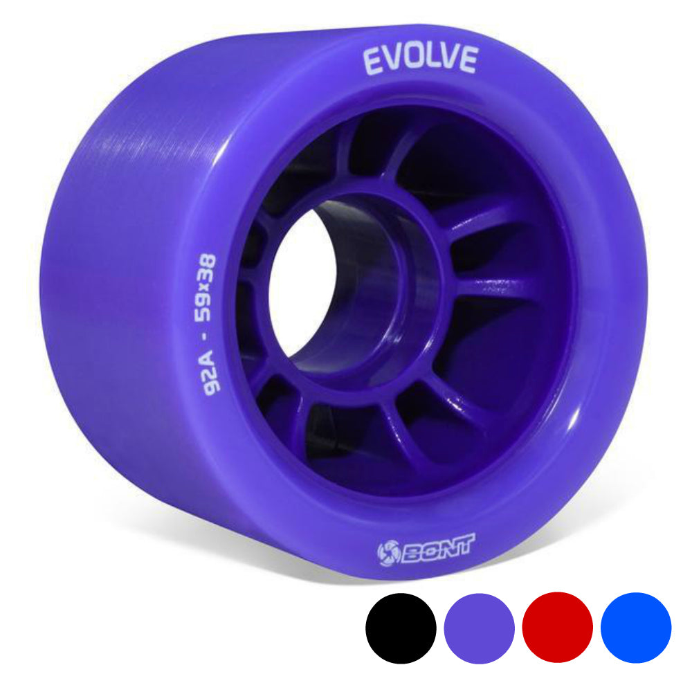 Bont Evolve 59mm Derby Quad Wheels - 4 pack