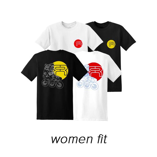 FR Draw Logo Womens T-shirt — TryFitCore