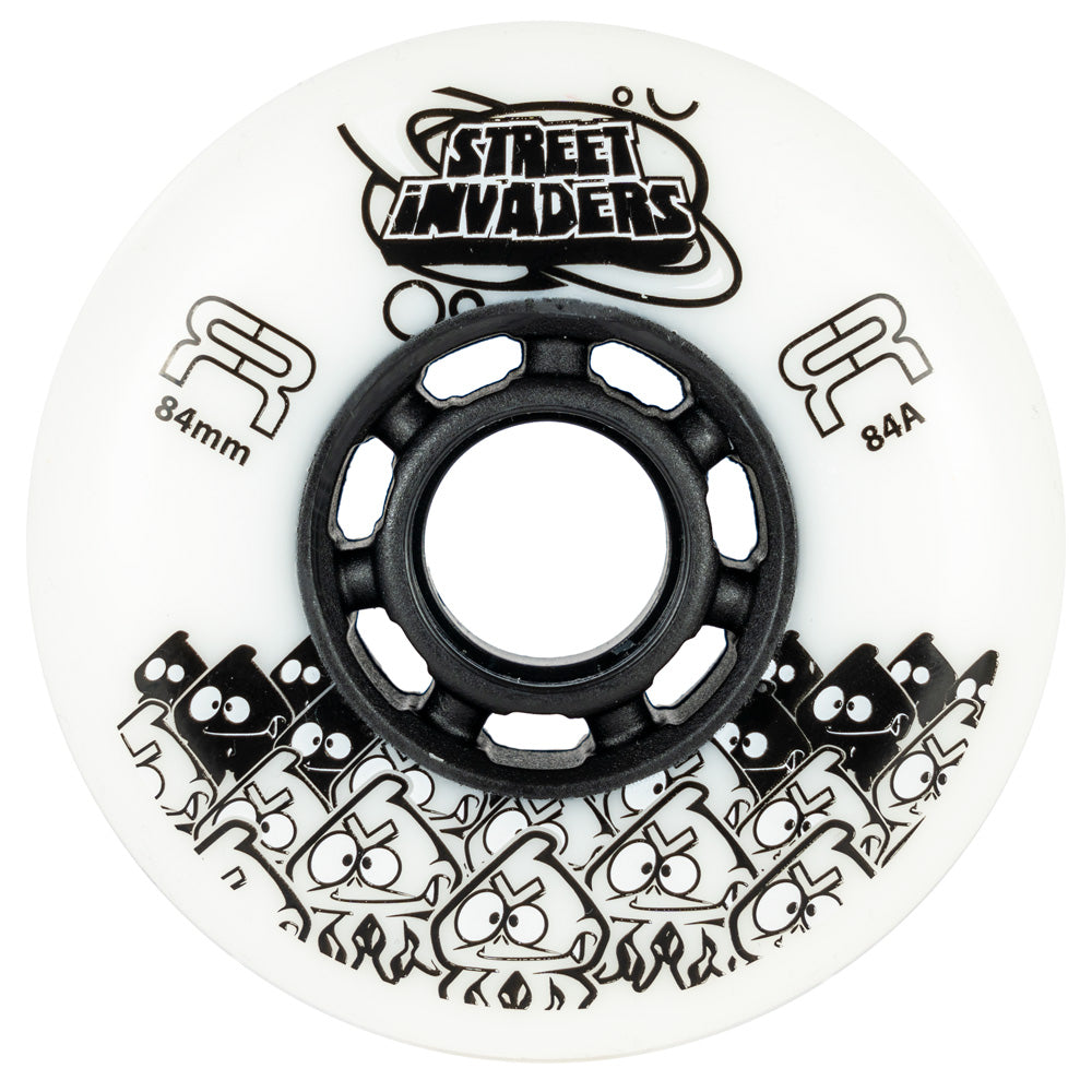 FR Street Invader 84mm Inline Skate Wheels - 4 Pack