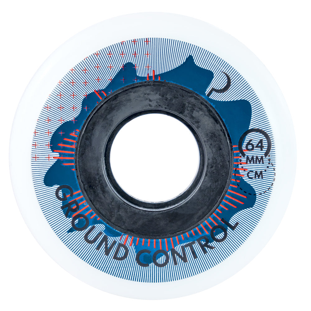Ground Control CM Turbulence 64mm Inline Skate Wheel  - 4 Pack — TryFitCore