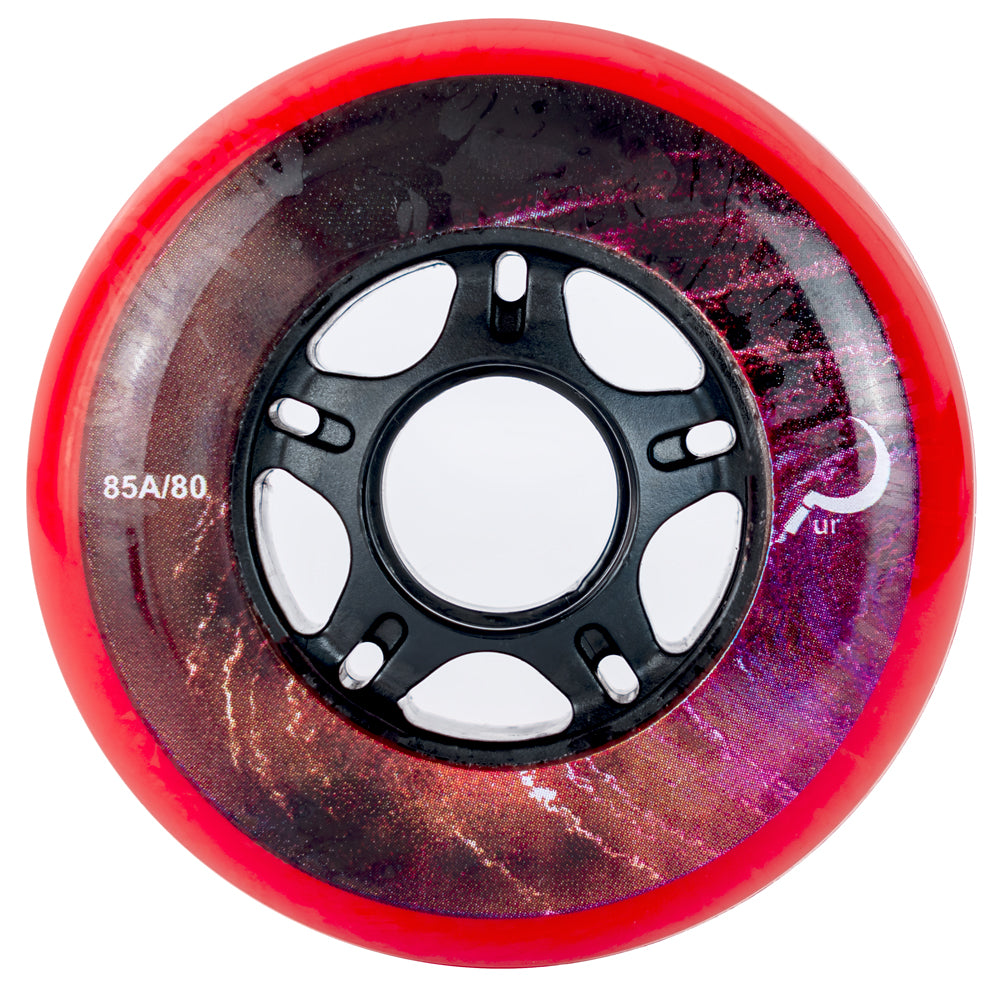 Ground Control UR Nebula 80mm Inline Skate Wheels - 4 pack