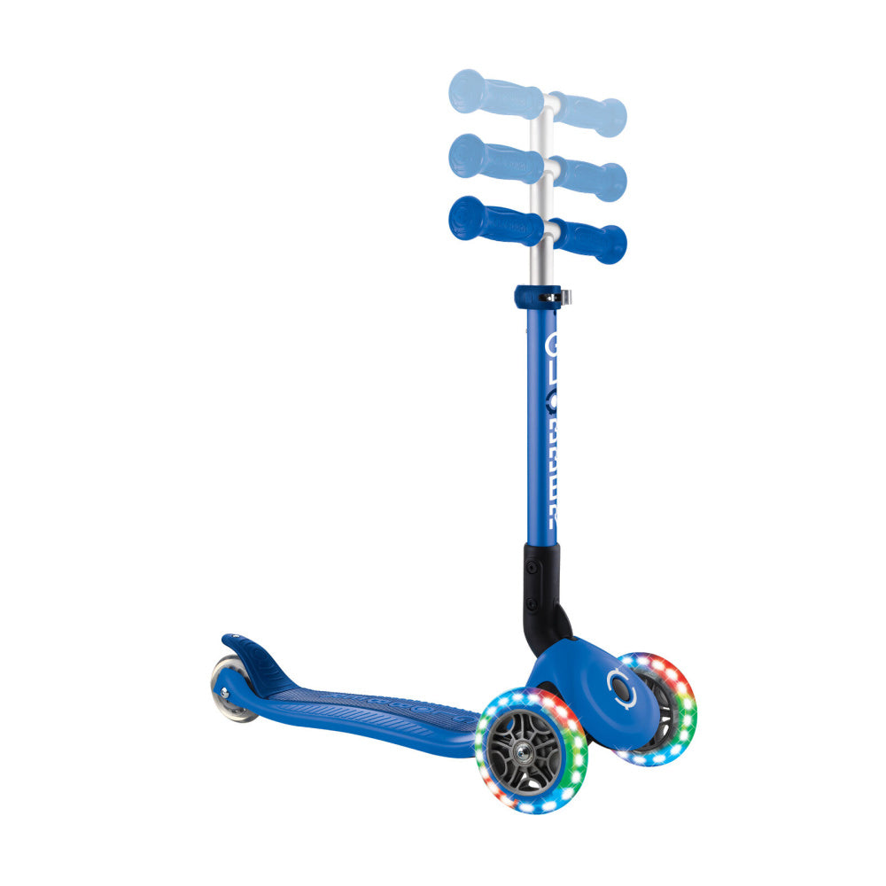 Globber Junior Foldable Lights 3 Wheel Scooter