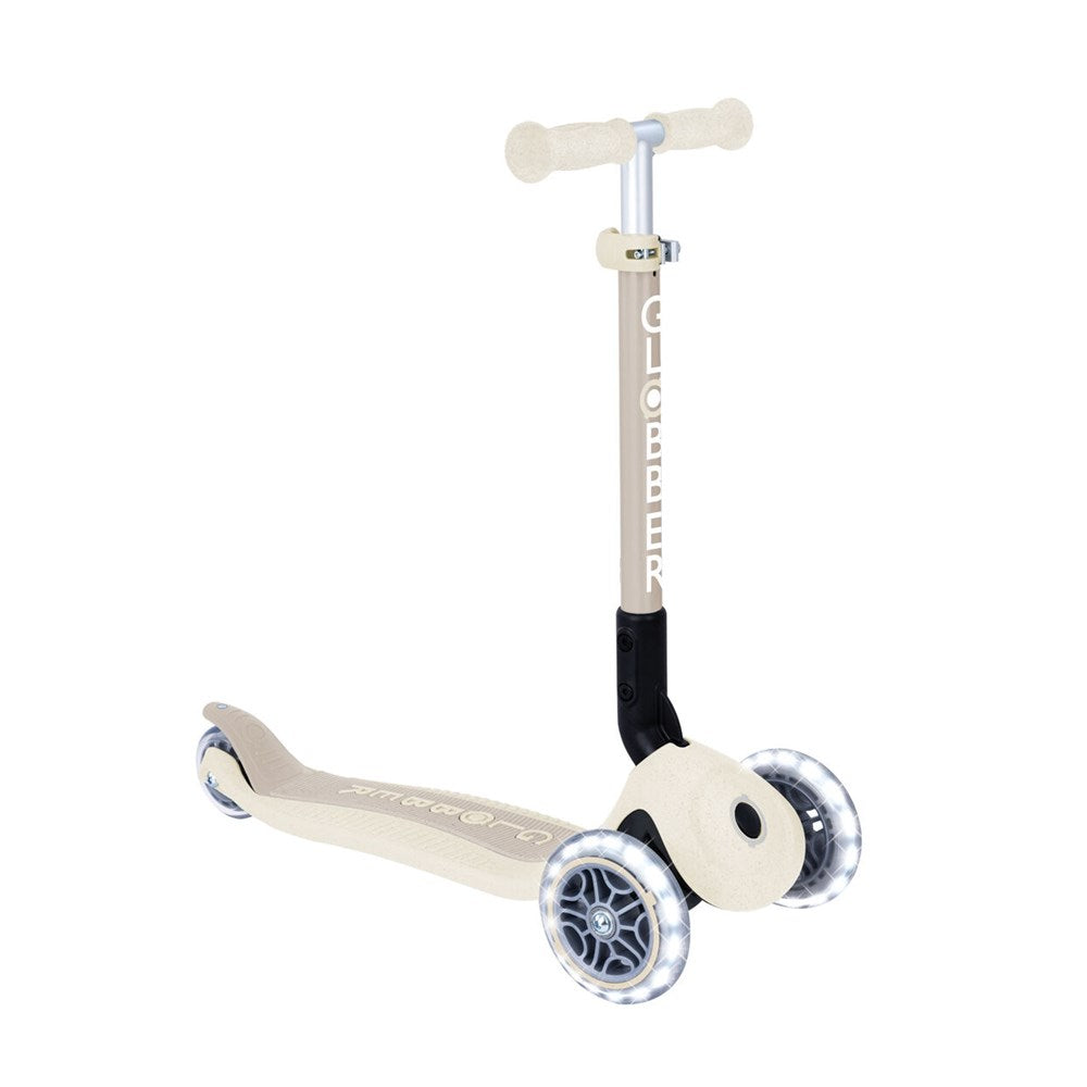 Globber Junior Ecologic Foldable Lights Scooter