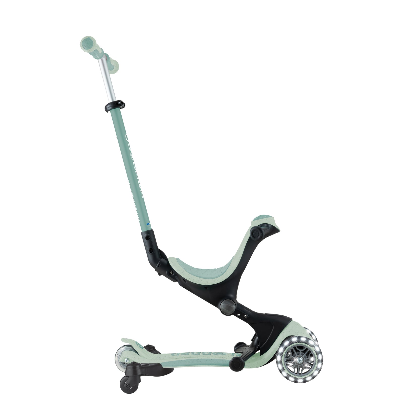 Globber Go Up Deluxe Ecologic 360 Foldable Lights Scooter