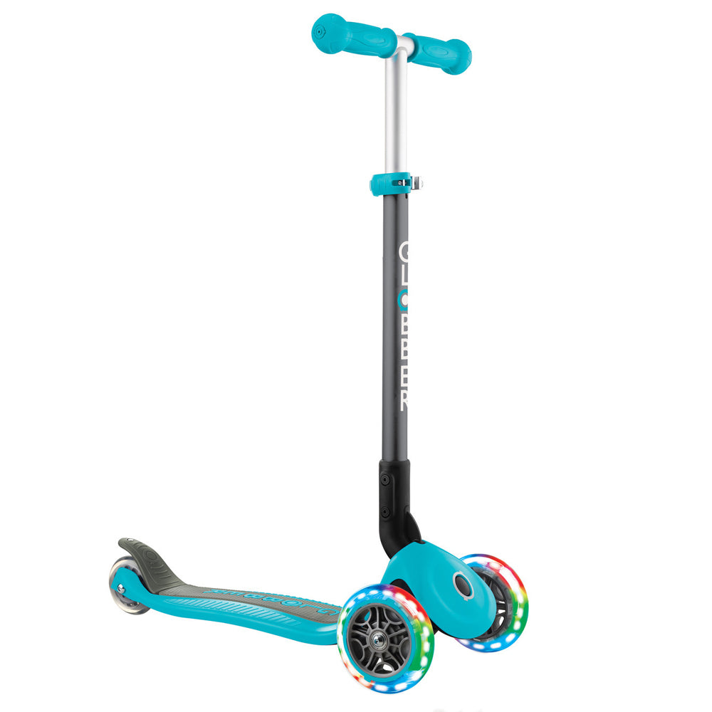 Globber 3 Wheel Primo Foldable Lights Scooter