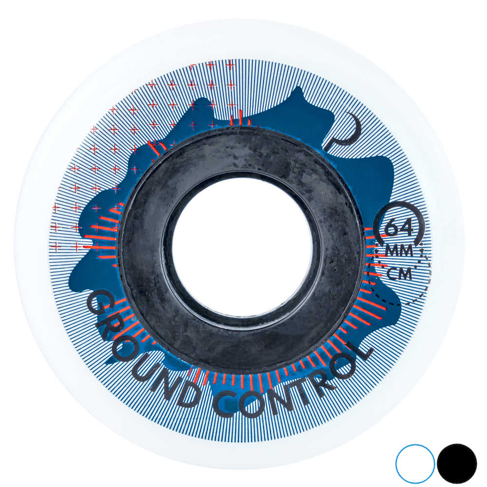 Ground Control CM Turbulence 64mm Inline Skate Wheel  - 4 Pack