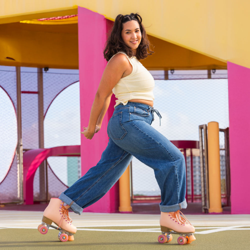 Impala Quad Roller Skate - Apricot