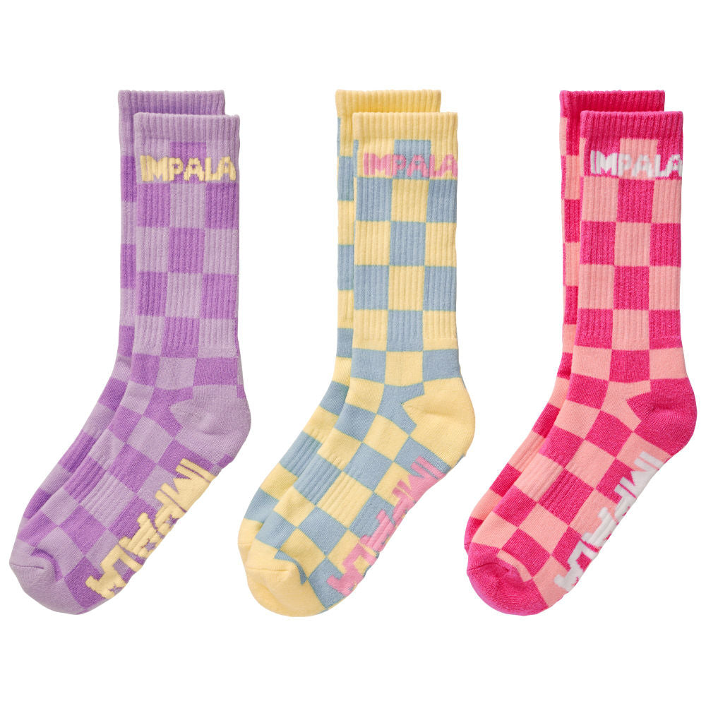 Impala Check Skate Socks - 3 Pack — TryFitCore