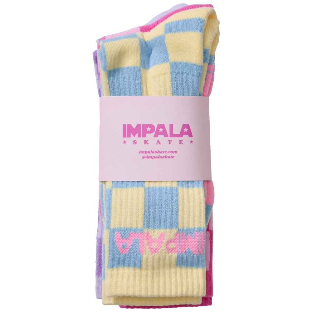 Impala Check Skate Socks - 3 Pack