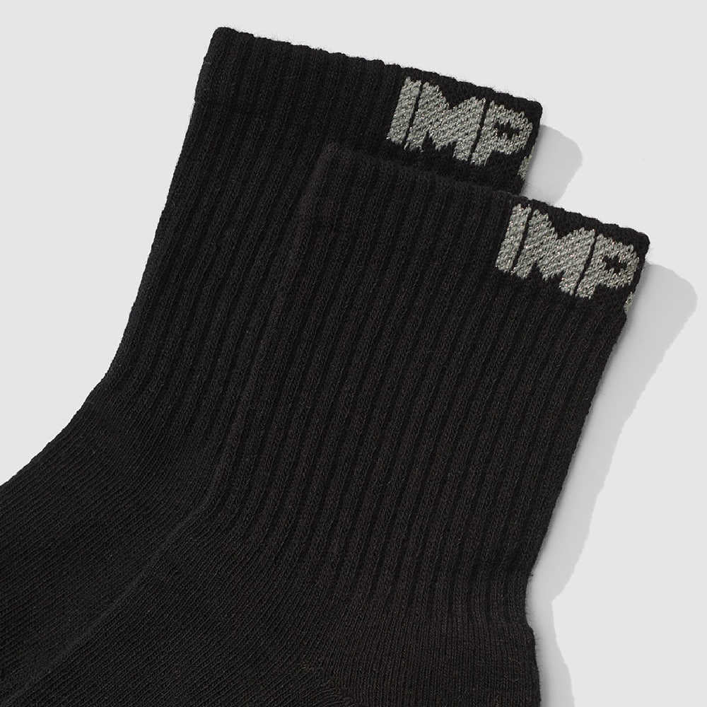 Impala Everyday Socks 3 Pack - Black