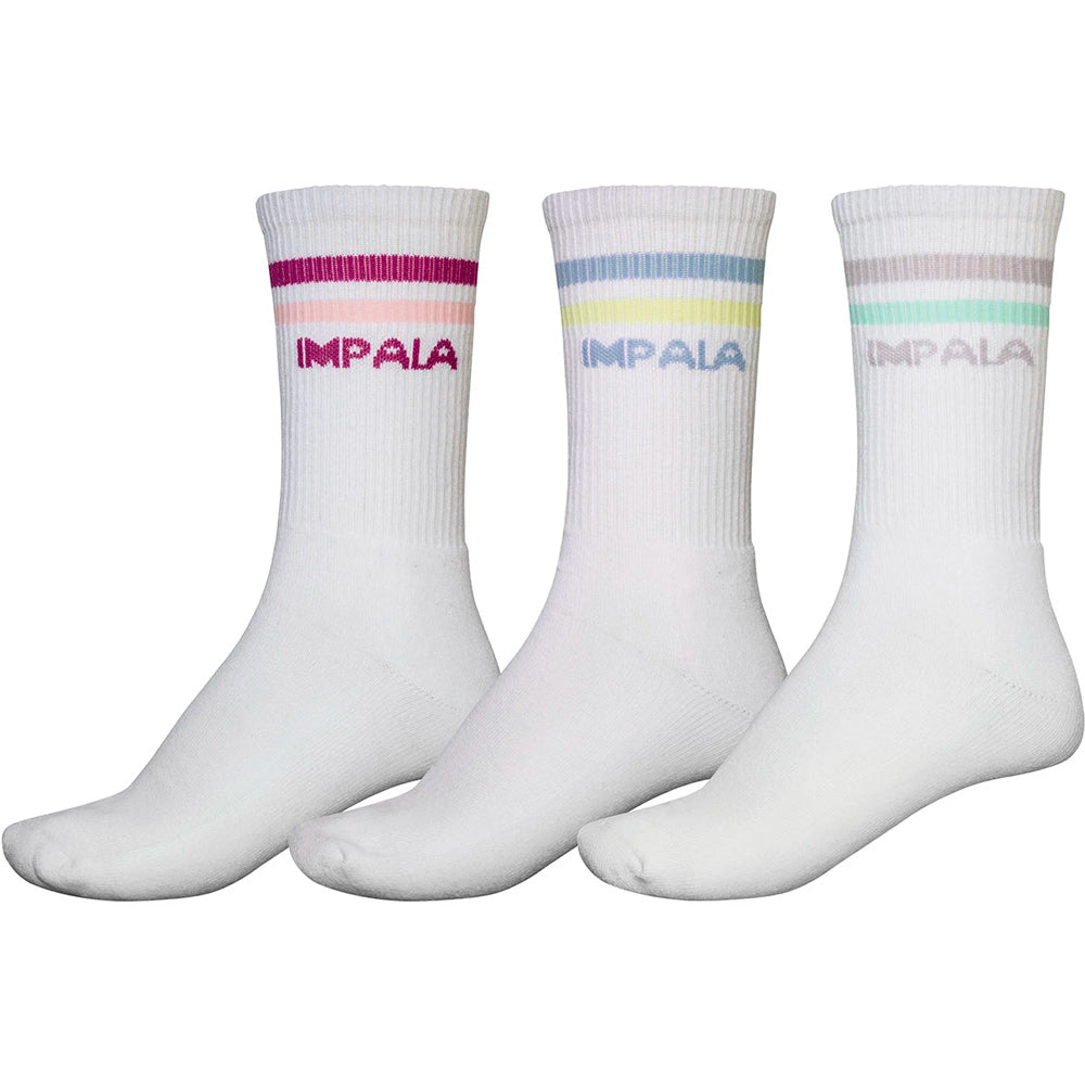 Impala Pastel Stripe Skate Socks 3 Pack — TryFitCore