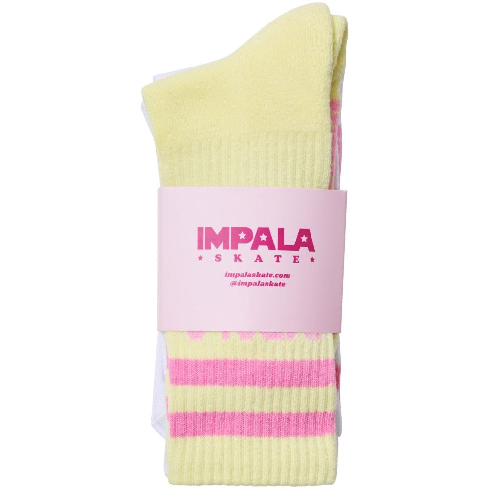 Impala Petal Skate Socks - 3 Pack