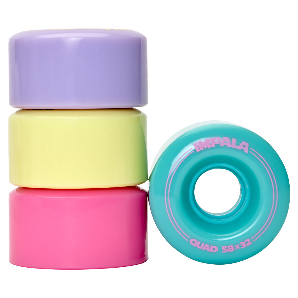 Impala Quad 58mm/82a Multi Coloured Wheels - 4 pack