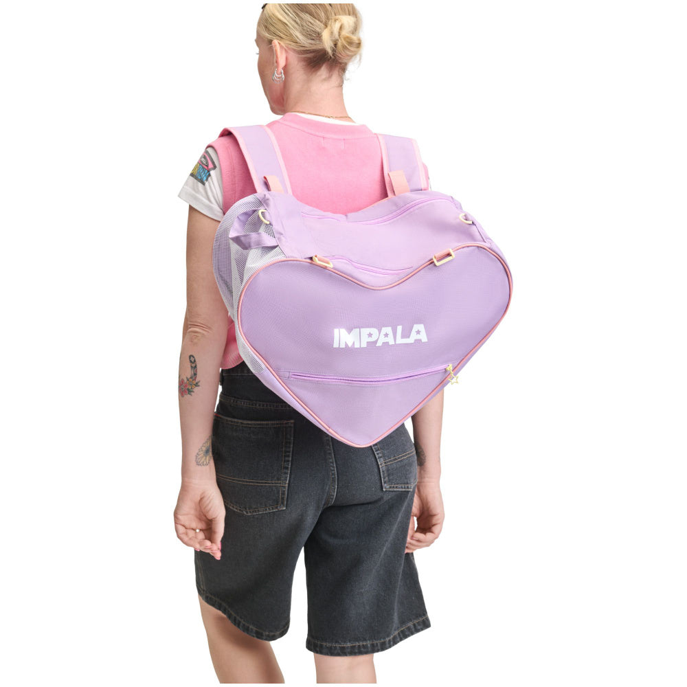 Impala Heart Shaped Skate Bag - Lavender