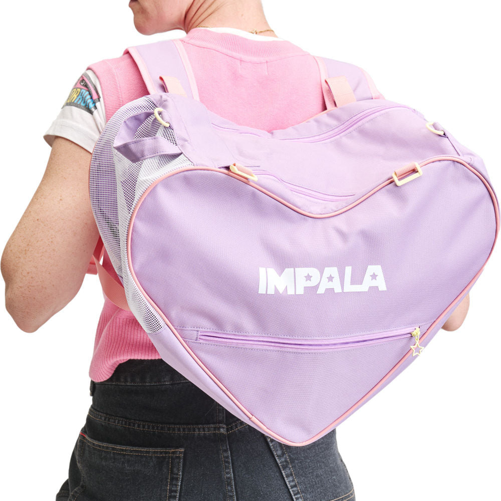 Impala Heart Shaped Skate Bag - Lavender