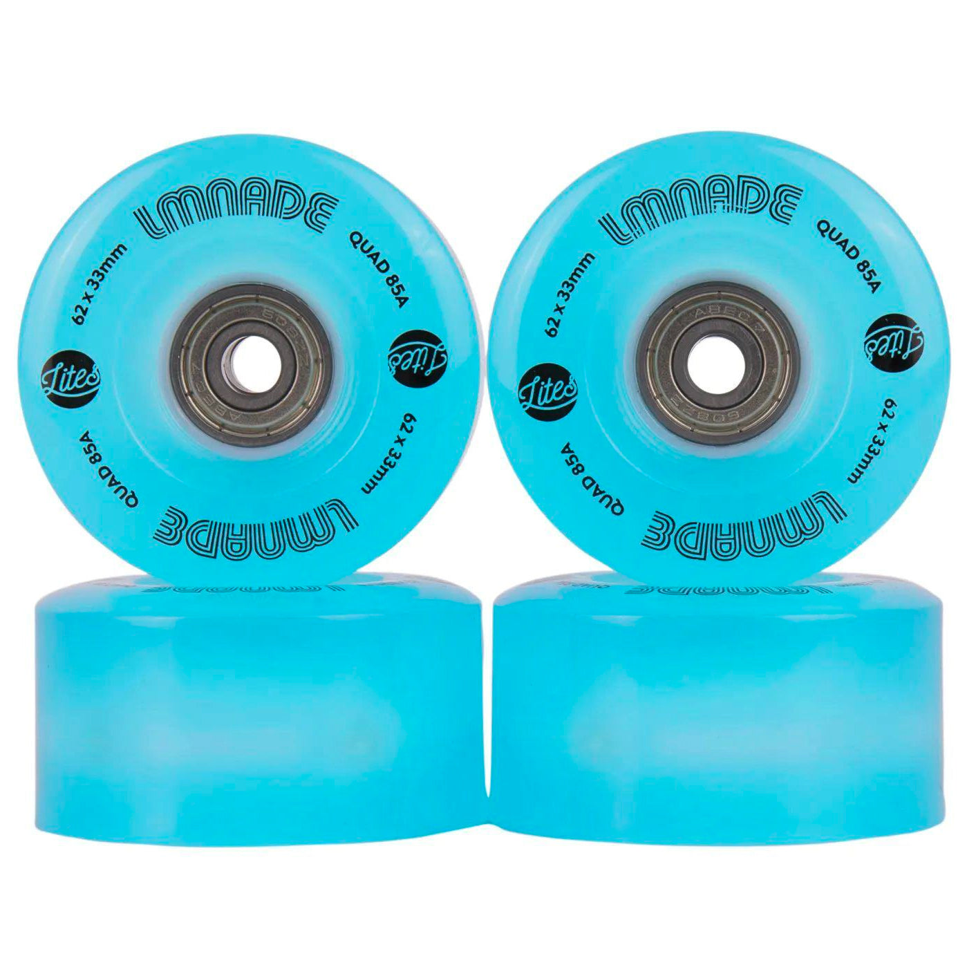 Lmnade LED Lites Light Up Quad Wheel and Bearings - 4 pack