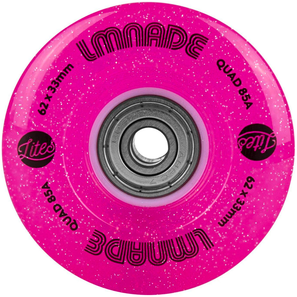 Lmnade LED Lites Light Up Quad Wheel and Bearings - 4 pack