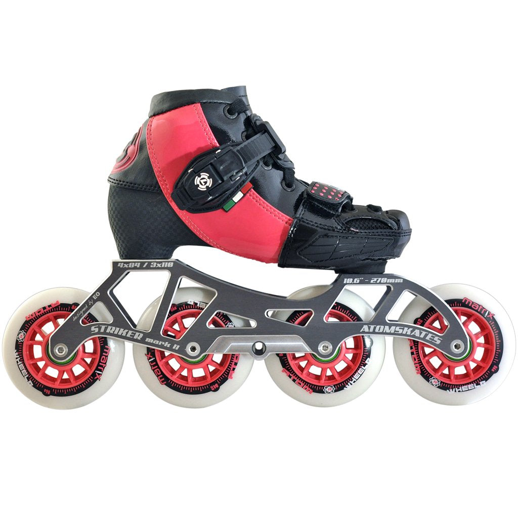 Luigino Challenge Junior 4 Wheel Inline Speed Skate package