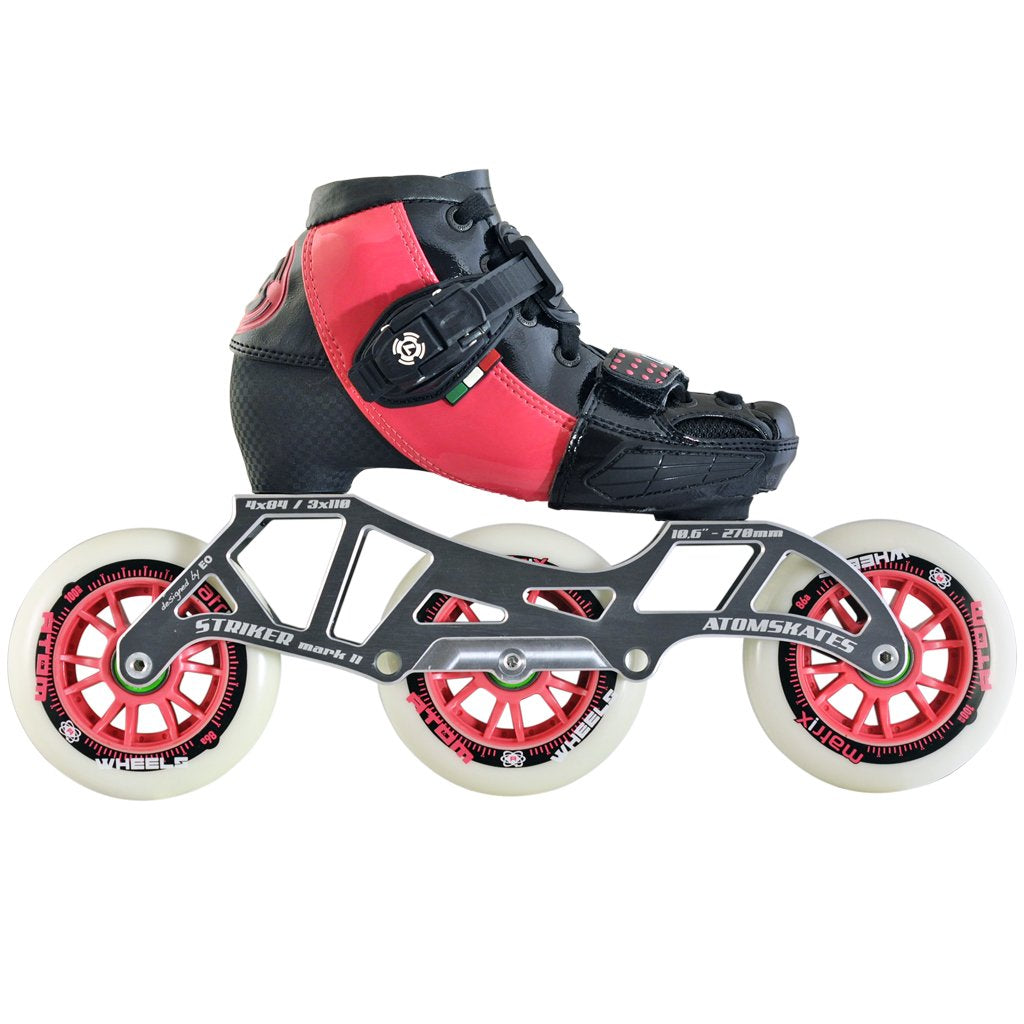 Luigino Challenge Junior 3 Wheel Inline Speed Skate package
