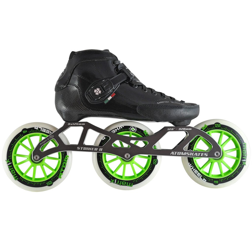 Luigino Strut 3 x 125mm Inline Speed Skate Package — TryFitCore