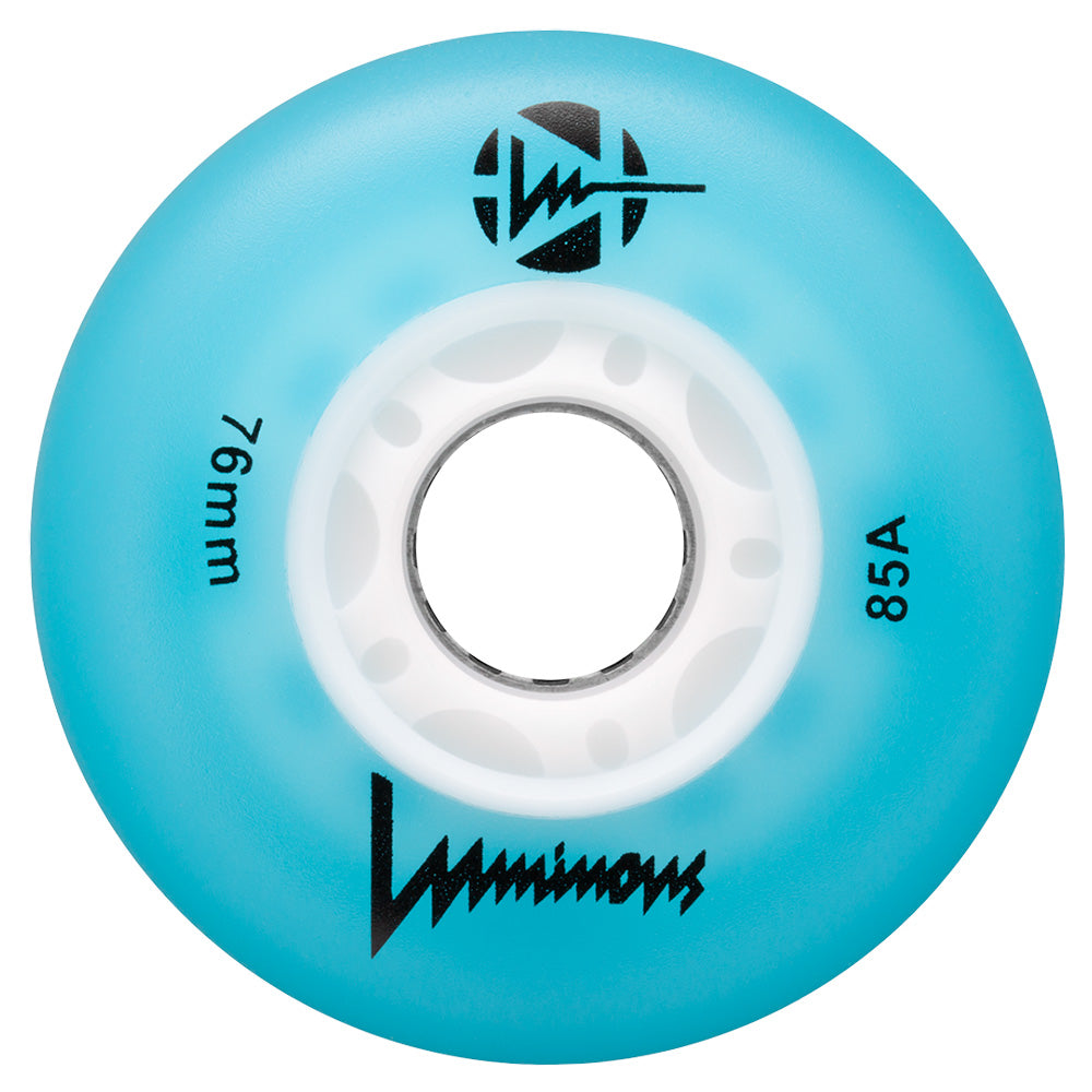 Luminous 76mm Light Up Inline Skate Wheels - 4 pack — TryFitCore