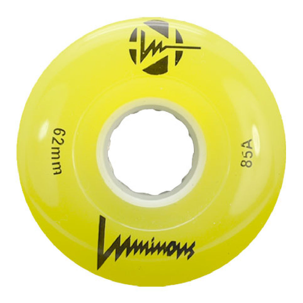 Luminous 62mm LED Light Up Quad Wheels - 4 pack