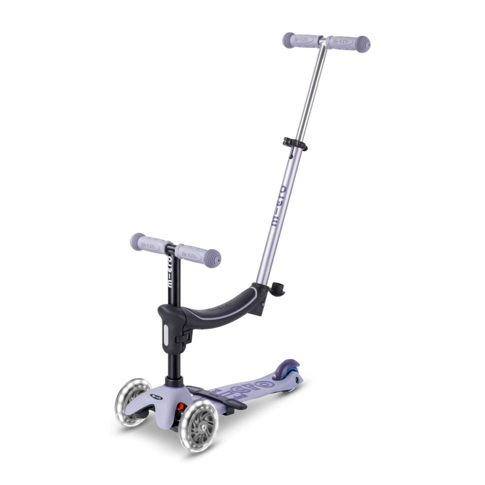 Micro Mini Deluxe Rock and Go LED Scooter