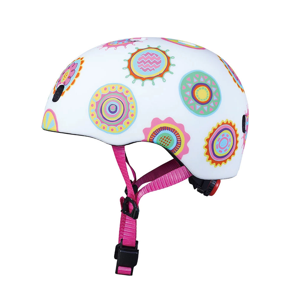 Micro Kids LED Pattern Adjustable Scooter Helmet