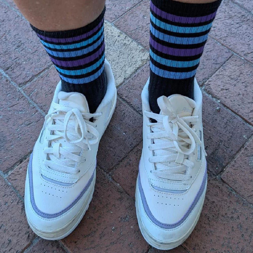 Old School Baby!  Blueberry Blast Socks
