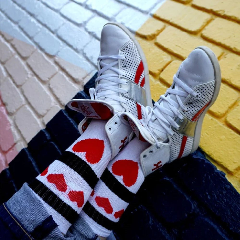 Old School Baby! Heartbreaker Socks